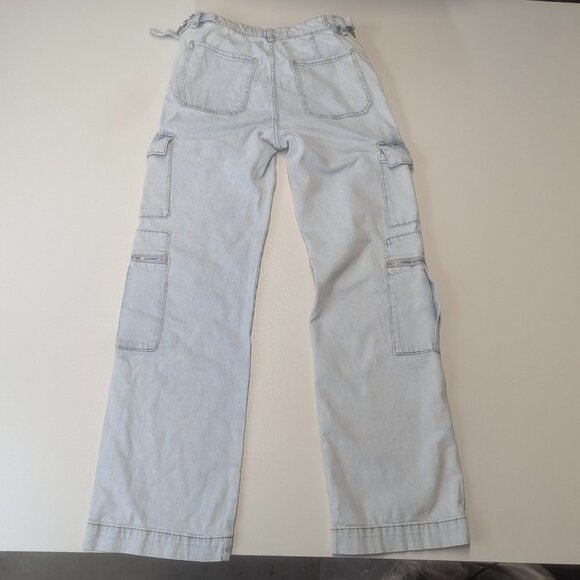 We Wore What Size 26 Wide Legged Utility Jeans - Picture 13 of 15